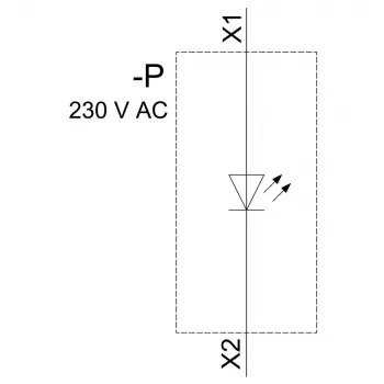 Siemens SIRIUS ACT LED modul s integriranom LED AC 230V crveni