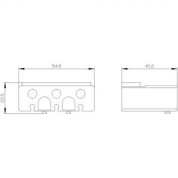 Siemens SIRIUS 3RT2 poklopac stezaljki za okvirne stezaljke 3-polni 3RT29364EA2