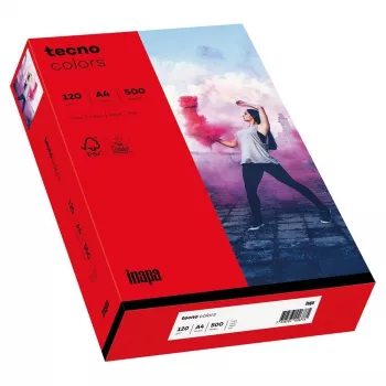 Papyrus Tecno Colors A4 papir za kopiranje, Intense Red, 160 g/m², 250 listova