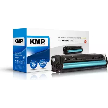 KMP H-T189 crna toner kartuša (kompatibilna, High Yield) 90g - zamjena za HP 312X (CF380X) za HP Color LaserJet Pro MFP M476 seriju