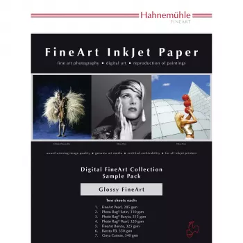 Hahnemühle Digital FineArt A4 test paket sjajnih papira