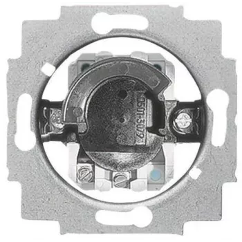 Busch-Jaeger 2733USL-101 utisni element prekidača na ključ, 1-polni, 10A, 250V AC, crno-sivi