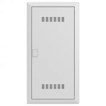 Striebel & John UK648MV Media VT UP patch panel 4 reda ventilirana prozirna vrata bijela