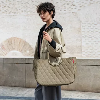 Reisenthel Loopshopper L Frame Rhombus maslinasta (OR5047)