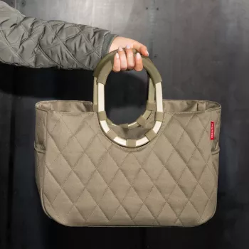 Reisenthel loopshopper M Frame Rhombus košara za kupovinu maslinasta (OS5047)