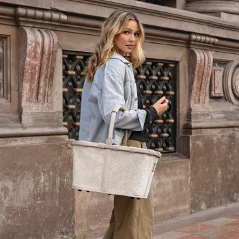 Reisenthel Carrybag Teddy Sand (BK1042) - košara za kupovinu, 22L, reciklirani poliester