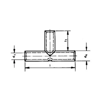 KLAUKE T-konektor 10mm² bakar pocinčan TV10