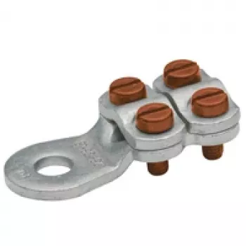 KLAUKE 586R10 redukcijski krimp spojnik aluminij na bakar 50 mm² na 35 mm² pocinčan 46 mm