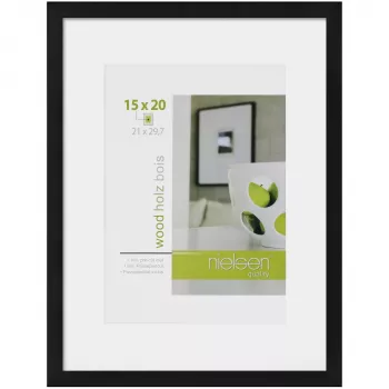 NIELSEN DESIGN Apollon crni drveni okvir za fotografije A4 21x29.7 cm 8988046