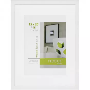NIELSEN DESIGN Apollon bijeli 21x29.7 drveni okvir za slike DIN A4 8988047