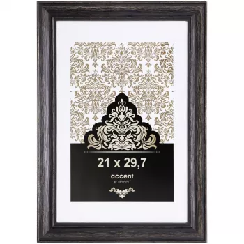 NIELSEN DESIGN Accent Vintage okvir za slike DIN A4 21x29,7 cm drvo crni