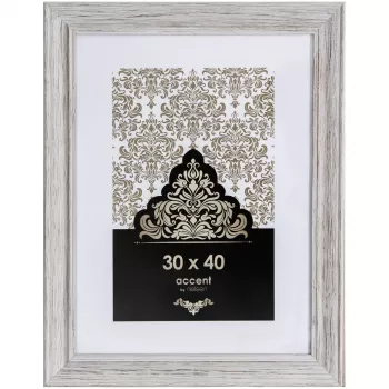 NIELSEN DESIGN Accent Vintage 30x40 drveni bijeli okvir za slike 3231001