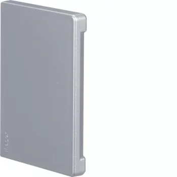 HAGER završni komad bez halogena BR 65x100mm, širina poklopca 80mm, lakirani aluminij (BR651006LAN)