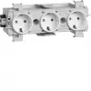 HAGER GS30019016 trostruka utičnica, polarno bijela, stezaljke