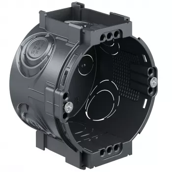 Kaiser Elektro UP1 podžbukna kutija za uređaje 4x3 1056-05 s vijčanim kupolama i vijcima za uređaje