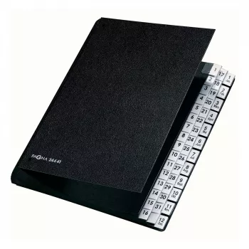 PAGNA Classic 44 pretinca stolni organizator - A4 - crni - uspravni - 265 x 55 x 340 mm