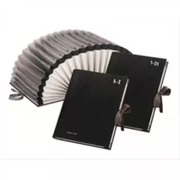 Pagna Manila File Folder A4 Polypropylene Black 15 mm Spine Elastic Band 250 Sheets Capacity