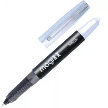 ONLINE MagiXX Rollerball Pen Black/Silver 0.7 mm Blue Ink 1 Piece