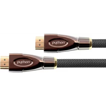 GoodConnections High-Speed HDMI kabel s Ethernetom 4K2K / UHD, aktivni (Redmere čipset), pozlaćeni kontakti, OFC, najlonski pleteni crni, 30 m, PYTHON Series (GC-M0024)