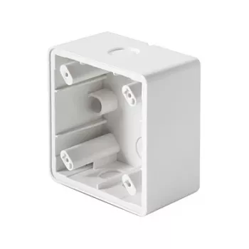 ESYLUX EM10055164 Surface-Mount Box for MD180i/PD180i Detectors, IP20/44, White