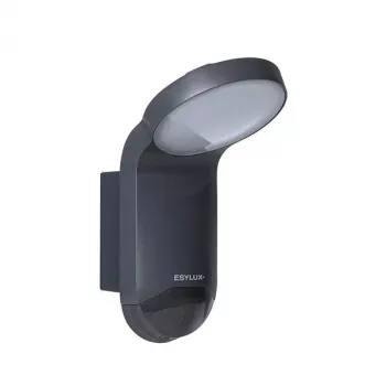 ESYLUX WILMA WL 100 OP LED vanjsko svjetlo 1000lm 4000K IP65 grafit s PIR senzorom pokreta