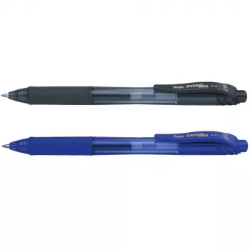 Pentel EnerGel-X BL107 gel roller olovka 0,35 mm ekstra fina, miješane boje tinte, paket od 4
