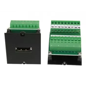 Bachmann Custom Module - Modular Faceplate Snap-In, crni