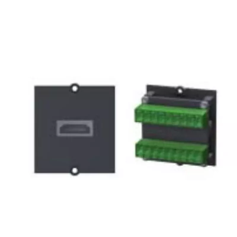 Bachmann Custom Module - Modular Faceplate Snap-In, crni