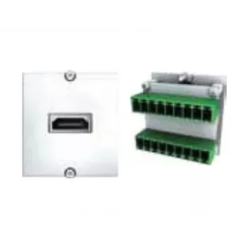 Bachmann Custom Module - Modular Faceplate Snap-In crni