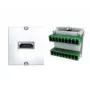 Bachmann Custom Module - Modular Faceplate Snap-In crni
