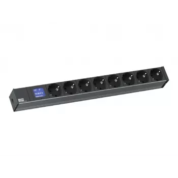 Bachmann BN0500 19 inch 1U 8x Schuko PDU 2m Schuko utikač 230V 16A