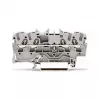 WAGO 2002-1401 prolazna stezaljka, 4-vodička, 2,5 mm², Push-in CAGE CLAMP, 800 V, siva