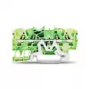 WAGO 2002-1407 4-vodička zaštitna stezaljka 0,25-2,5 mm² 4 mm² zeleno-žuta
