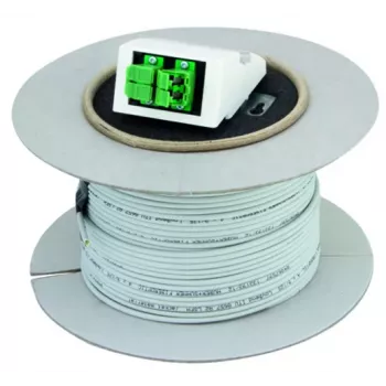 Telegärtner H02082A0004 optički patch kabel LC-duplex na LC-duplex multimode OM4 4 vlakna 100 m aqua LSZH