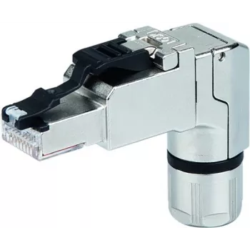 Telegärtner J00026A4114 RJ45 Cat6A Stainless Steel Shielded Field-Terminable Plug T568A