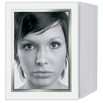 DAIBER 1x125 paspartu 13x18 cm bijeli paspartu za fotografije 9x13
