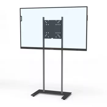 Kindermann Premium DS Racer podni stalak za LCD zaslon do 70 inch - eloksirani aluminij - crni, srebrni metalik