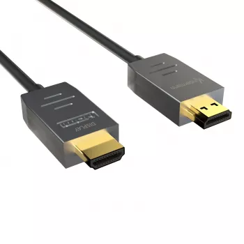 Kindermann HDMI 2.0 AOC kabel 30m utikač na utikač - aktivni optički HDMI kabel - 4K UHD @ 60Hz - 18 Gbit/s - crni