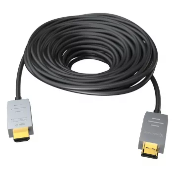 Kindermann HDMI 2.0 AOC Cable 50m Male/Male - Active Optical HDMI Cable - 4K UHD @60Hz - 18 Gbps - HDR - HDCP 2.2