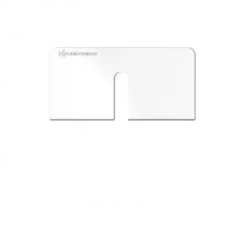Kindermann Konnect Design Click utičnica okvir čisto bijela RAL 9010 2-port Keystone