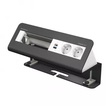 Kindermann CablePort desk² 6-fach 2x utičnica USB modul sa stolnom stezaljkom