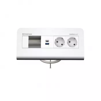 Kindermann CP desk² 80 4-slot 2x struja USB stolna priključna ploča