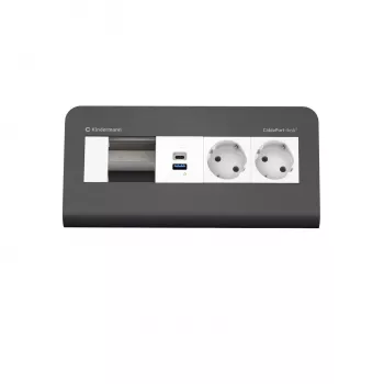 Kindermann CP desk² 80 4-fach 2x struja USB (7430001372)
