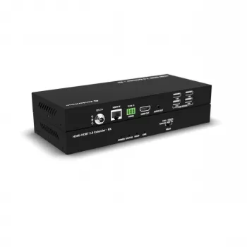 Kindermann HDMI-HDBT 2.0 produživač - prijamnik - RS-232 - USB 2.0