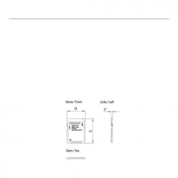 Siemens 2GB SIMATIC Secure Digital (SD) memorijska kartica 6AV2181-8XP