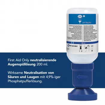 First Aid Only bočica za ispiranje oka s neutralizatorom pH neutralna 200 ml