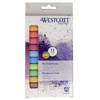 WESTCOTT kreda u miješanim bojama, 12 komada