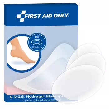 First Aid Only flaster za žuljeve P-10070 prozirni 6,8 x 4,3 cm 6 komada