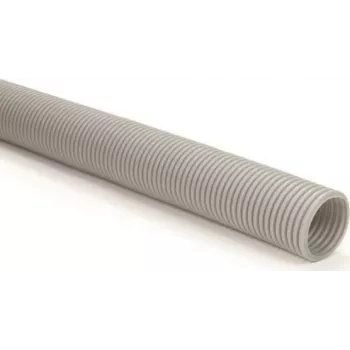 HellermannTyton IWS29-PE-GY fleksibilno rebrasto crijevo, PE, sivo, 29,3 mm vanjski promjer, 25 m