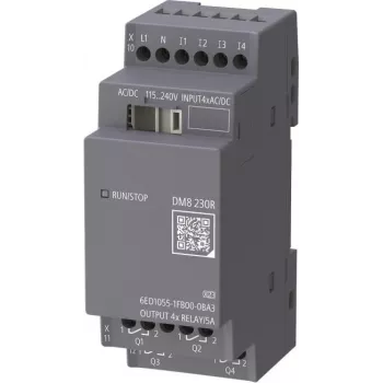 Siemens LOGO! DM8 6ED1055-1FB00-0BA3 digitalni proširni modul 4DI/4DO relej 115-230V AC/DC